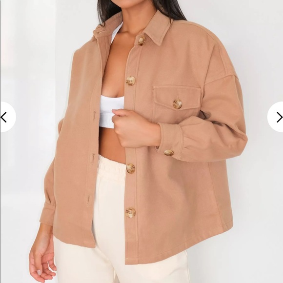 Missguided Jackets & Blazers - Button Down Shacket